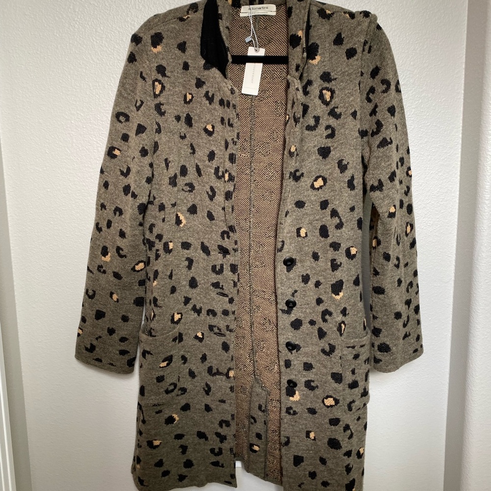 Aldomartins sweater jacket NWT size M